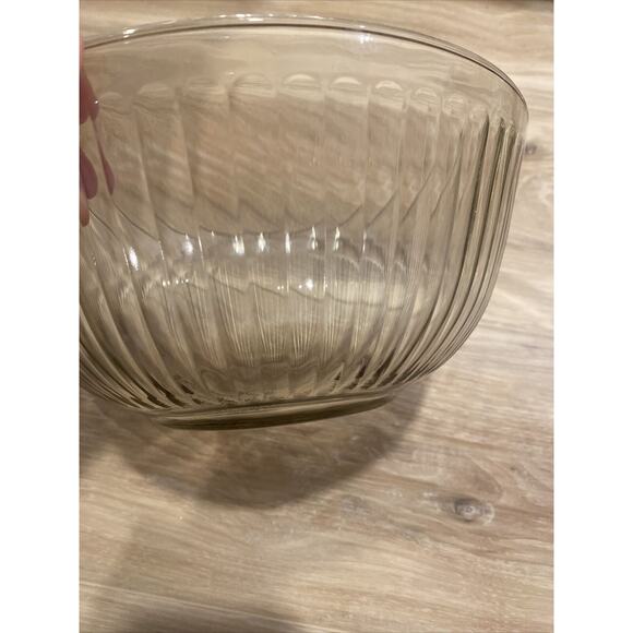 Pyrex Clear Glass 8.5” Ribbed Bowl 10 Cup 2.5 L #7403-S - Picture 3 of 6